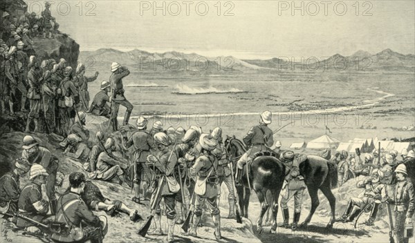 Watching the Rout of the Afghan Forces from Bab Wali Mountain, 1st September 1880', (1901).