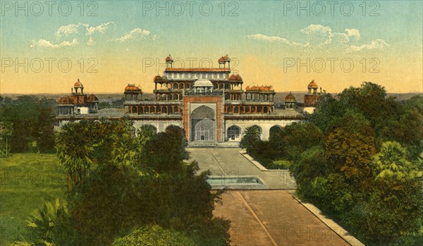The Tomb of Akbar the Great Alias Sikandra, Agra', c1910.