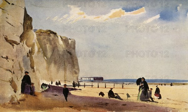 Coast Scene, Normandy', c1860, (1934).