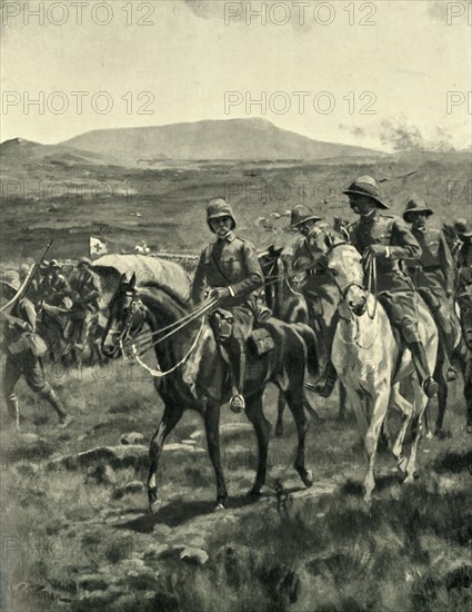 Lord Roberts and Staff on the Veldt Approaching Pretoria', (1901).