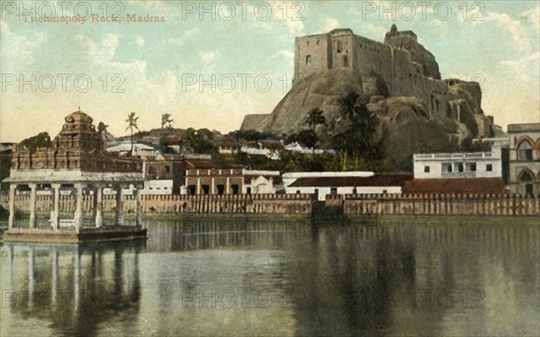 Trichinopoly Rock, Madras', 1917.