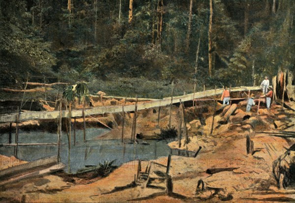 Saint-Elie. Le Schluss (Rigole Pour L'Or)', (The Sluice, Prospecting for Gold), 1900.