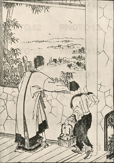 People looking out of a window, late 18th-early 19th century, (1924).