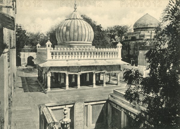 Tombs of Princess Jahanara and Nizam-Ud-Din at Delhi'.