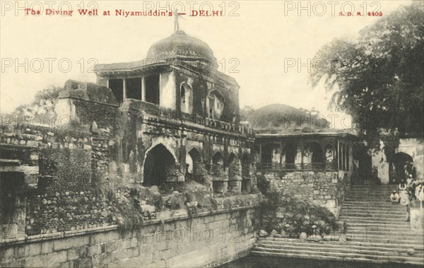 The Diving Well at Niyamudddin's - Delhi'.