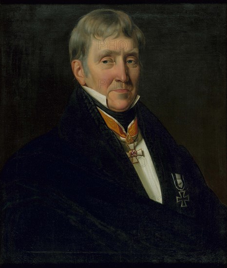 Portrait of Franz Gerhard Wegeler (1765-1848), 1839.