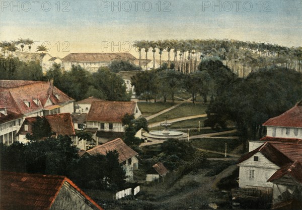 Ville De Cayenne (Place D'Armes)', (Town of Cayenne), 1900.