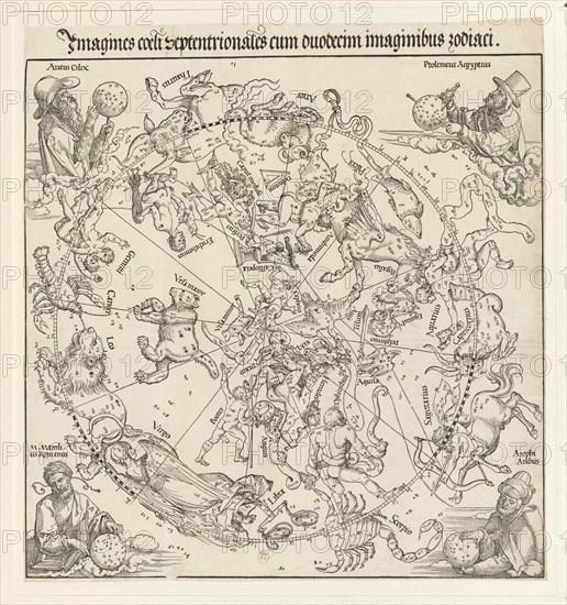 The Northern Celestial Hemisphere, 1515.