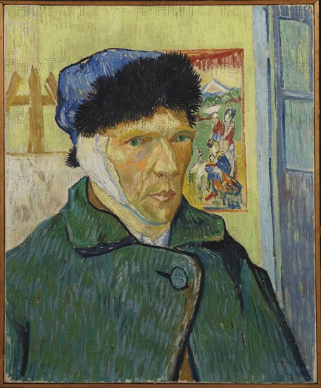 Autoportrait à l'oreille bandée (Self-Portrait with Bandaged Ear), 1889.