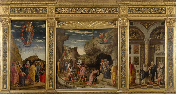 Trittico degli uffizi (Uffizi Triptych), ca 1463-1464.