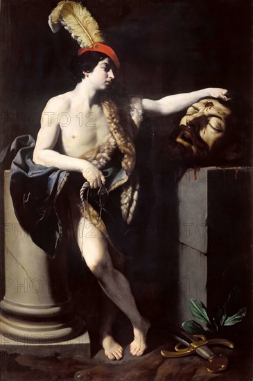 David with the Head of Goliath, 1605-1606.