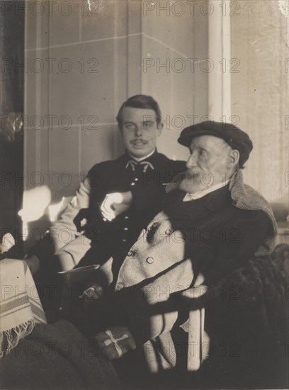 Pierre-Auguste and Jean Renoir, c. 1916.