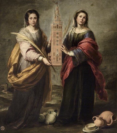 Saints Justa and Rufina, ca 1666.