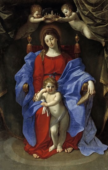 The Virgin and Child enthroned, 1625.