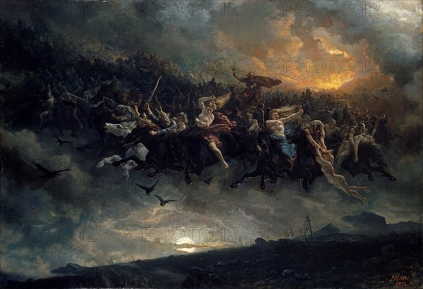 The wild Hunt of Odin, 1872.