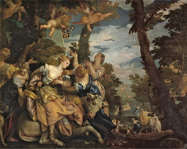 The Rape of Europa, ca 1574.