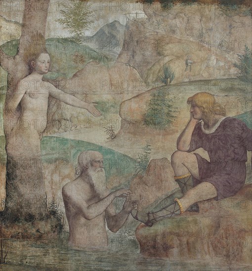 Severe comforted by Driope and Tavaiano, 1513-1514.