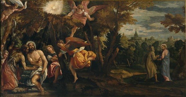The Baptism and the Temptations of Christ, 1582.