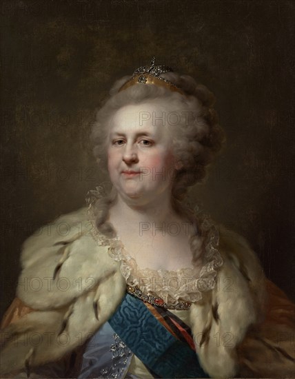 Portrait of Empress Catherine II (1729-1796), 1790s.