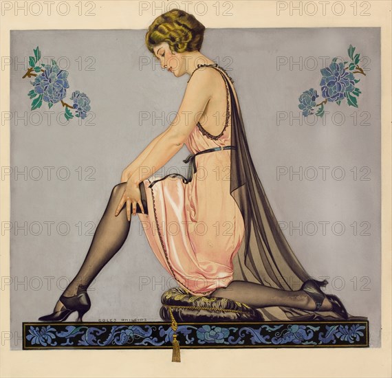Illustration for the Holeproof Hosiery Company brochure, 1922.