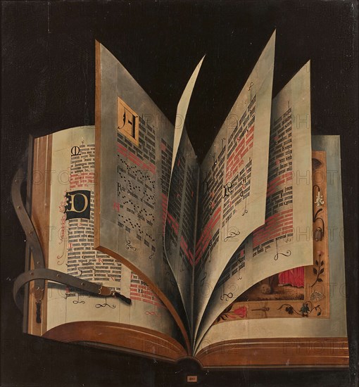 An open book, Mid of 16th cen..