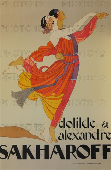 Clotilde et Alexandre Sakharoff, 1921.