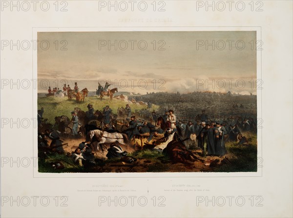 September 20, 1854. Retreat of the Russian Army after the Battle of the Alma, 1855.