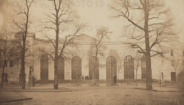 The Exposition Universelle of 1855. Main entrance of the Palais des Beaux-Arts, 1855.