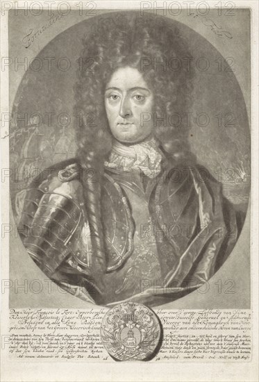 Portrait of general admiral François Lefort (1656-1699), 1698.