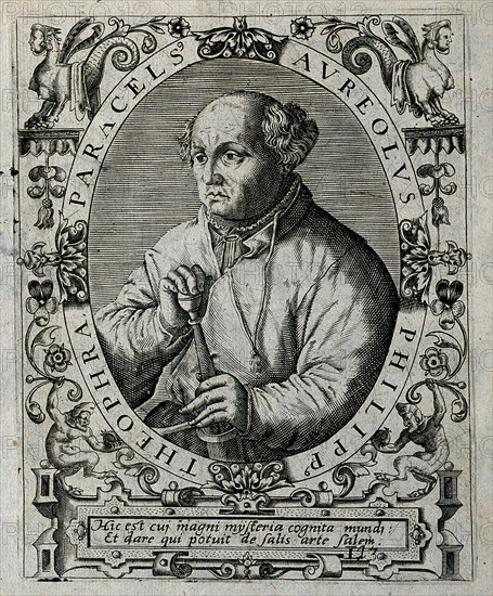 Philippus Theophrastus Aureolus Bombastus von Hohenheim (Paracelsus), 1645.