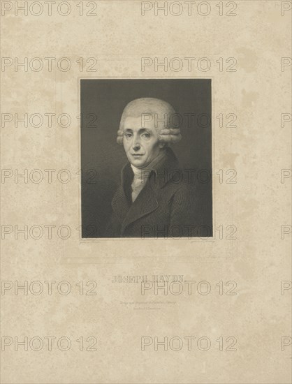 Portrait of the composer Joseph Haydn (1732-1809), c. 1827.