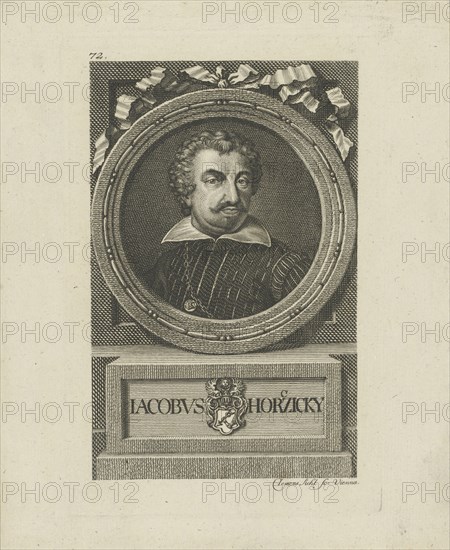 Portrait of Jakub Horcicky z Tepence (1575-1622) .