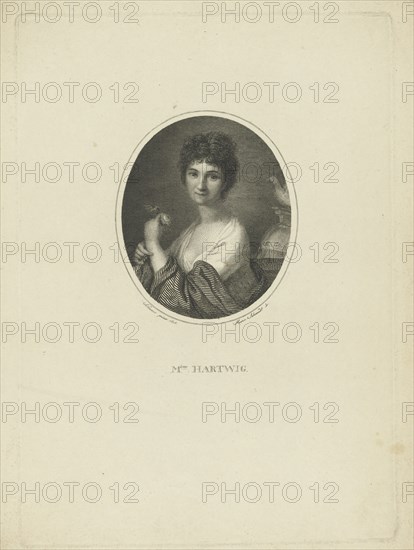 Portrait of the actress Friederike Wilhelmine Hartwig (1777-1849), c. 1801.