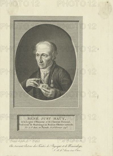 Portrait of René-Just Haüy (1743-1822), 1804.