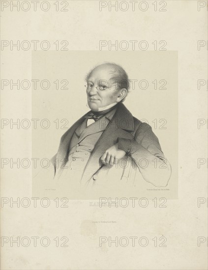 Portrait of the composer François Antoine Habeneck (1781-1849), c. 1840.
