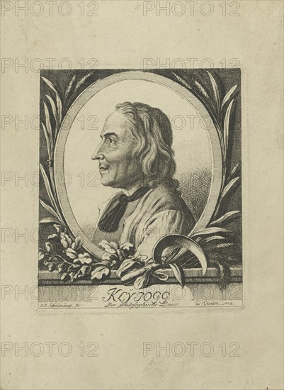 Portrait of Jakob Kleinjogg Gujer (1718-1785) , 1772.
