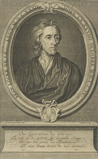 Portrait of the physician and philosopher John Locke (1632-1704), 1721.