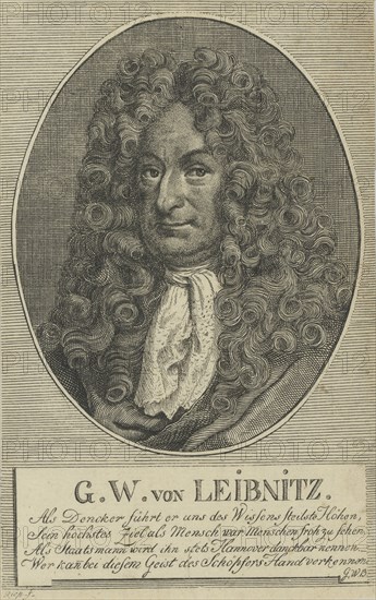 Gottfried Wilhelm Leibniz (1646-1716) , c. 1710.
