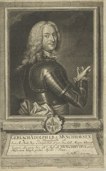 Portrait of Gerlach Adolph von Münchhausen (1688-1770) , 1738.