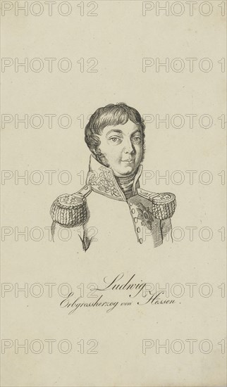 Portrait of Louis I, Grand Duke of Hesse (1753-1830), 1806.