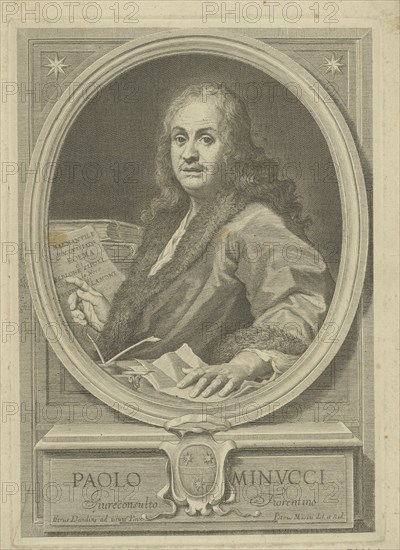 Portrait of the poet Paolo Minucci (1606-1695) , 1720s.