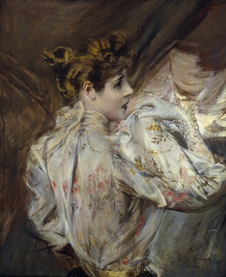 Portrait of a Young Woman in Profile (Eleonora Duse), c. 1895.