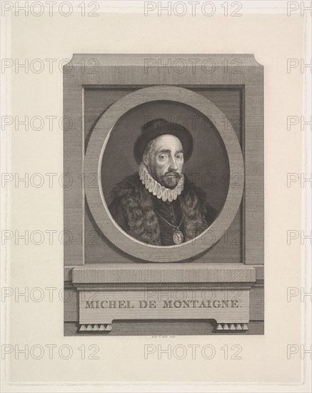 Portrait of Michel de Montaigne (1533-1592), 1774.