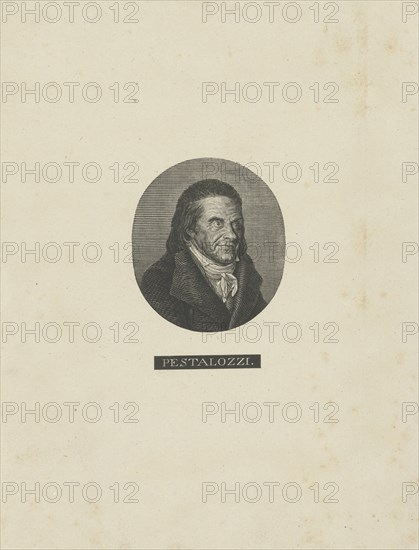 Portrait of Johann Heinrich Pestalozzi (1746-1827) , c. 1830.