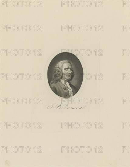 Portrait of the composer Jean-Philippe Rameau (1683-1764), 1802.