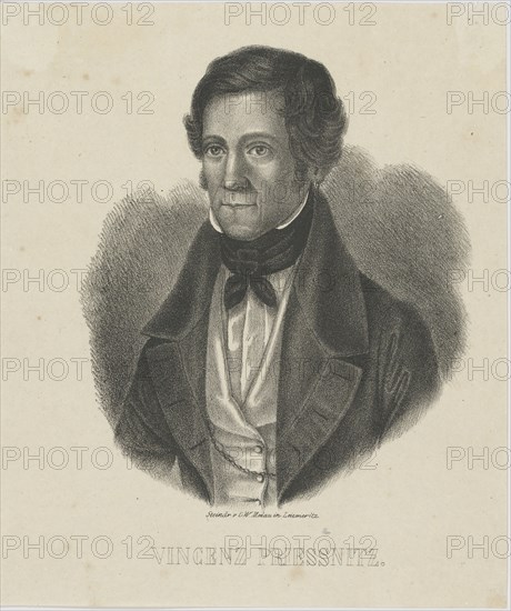 Portrait of Vincenz Priessnitz (1799-1851), c. 1840.