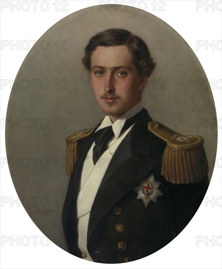 Portrait of Prince Alfred (1844-1900), later Duke of Edinburgh , 1865.