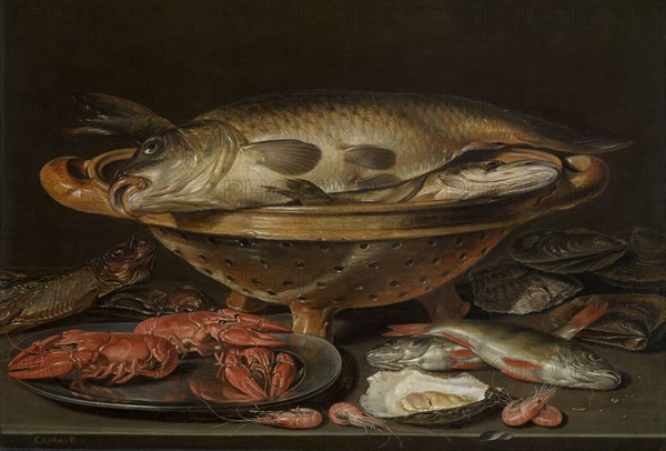 Still Life with Fish , ca 1612-1621.