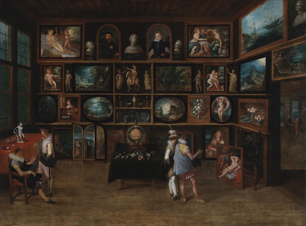 Connoisseurs at a Gallery, First third of 17th cen..