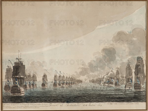 The naval Battle of Öland on 26 July 1789.
